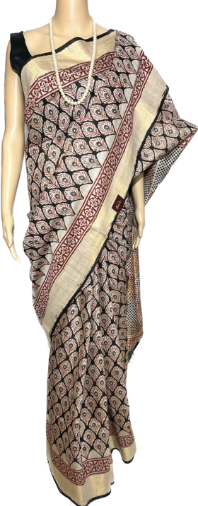 COTTON-LINEN SAREE