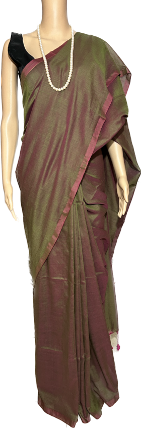 COTTON BLEND SAREE